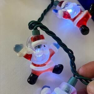 Santa Claus Indoor/Outdoor LED String Lights 6ft. - 2 in. Santa Christmas Decor